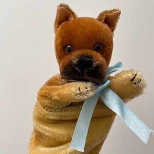 Vintage Steiff Boxer Dog Puppet